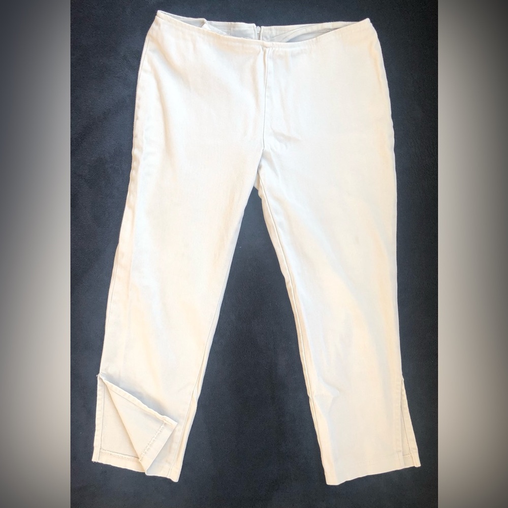 C’est Toi Khaki Beige Capri Pedal Pusher 5 / 6